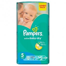 Pampers Active Baby-Dry Junior 5 (58 шт.)