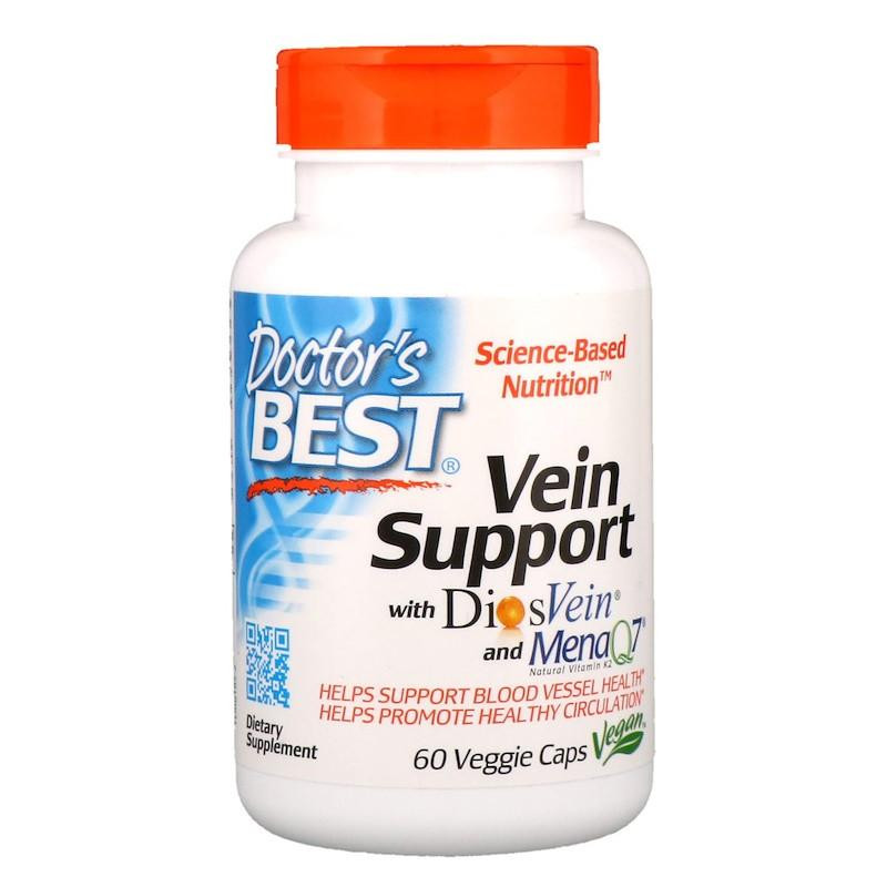 Doctor's Best Vein Support with DiosVein and MenaQ7 60 Caps - зображення 1
