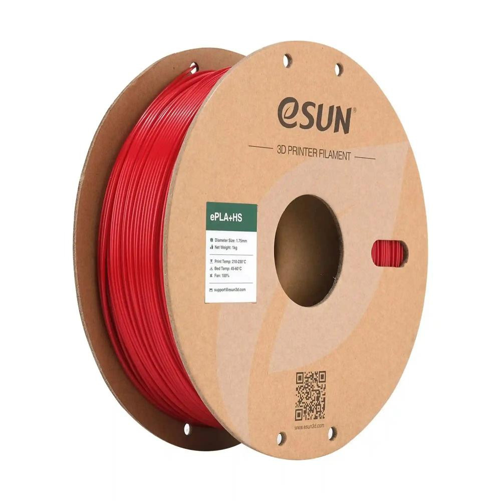 Esun ePLA Plus HS Filament (пластик) для 3D принтера  1кг, 1.75мм, пожежно-червоний (EPLA+HS-P175FR1) - зображення 1