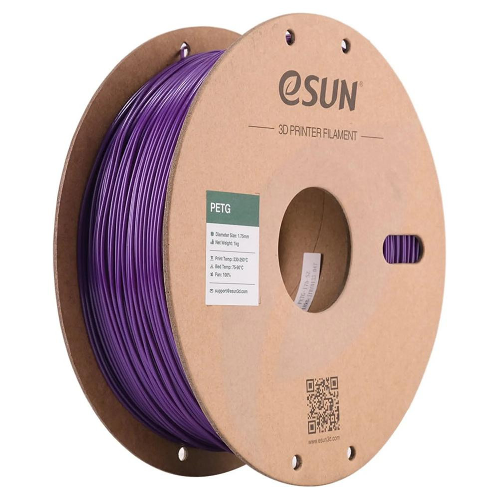 Esun PETG Filament (пластик) для 3D принтера eSUN 1кг, 1.75мм, насичений фіолетовий (PETG175SZ1) - зображення 1