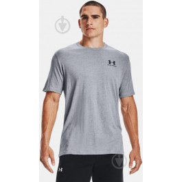   Under Armour Футболка  Sportstyle Left Chest Ss 1326799-036 S Серая (192007702541)