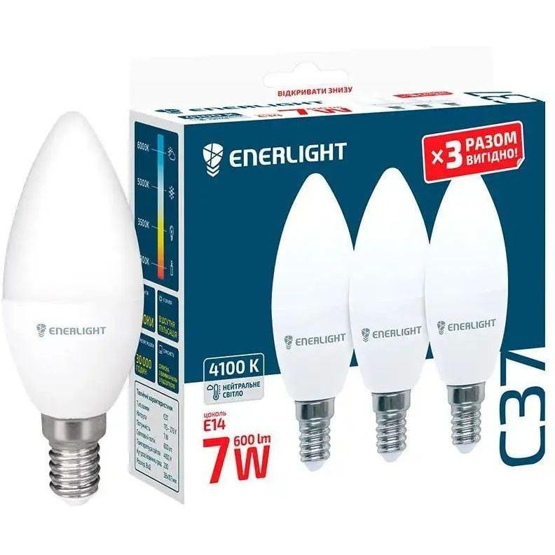 Enerlight LED C37 7W 4100K E14 (C37E147SMDNFR) - зображення 1