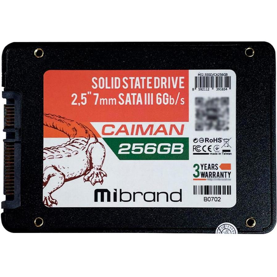 Wibrand Caiman 256GB 2.5 (WI2.5SSD/CA256GB) - зображення 1