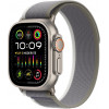 Apple Watch Ultra 2 GPS + Cellular 49mm Titanium Case with Green/Gray Trail Loop - M/L (MRF43) - зображення 1