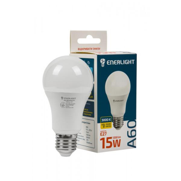 Enerlight LED A60 15W 3000K E27 (A60E2715SMDWFR) - зображення 1