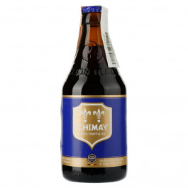 Chimay Пиво  Blue темное нефильтрованное 9% 0.33 л (5410908000036)