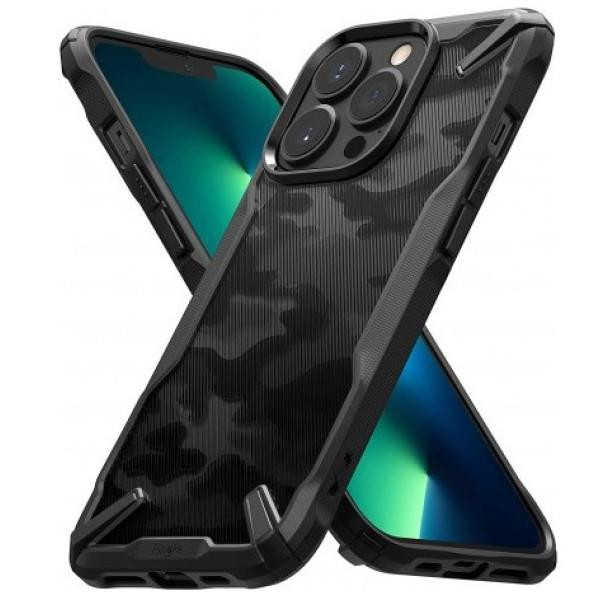 Ringke Fusion X Design для Apple iPhone 13 Pro CAMO BLACK (RCA4957) - зображення 1