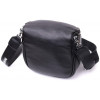 Vintage Стильна жіноча сумка із натуральної шкіри чорного кольору через плече  2422388 - зображення 2