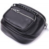 Vintage Стильна жіноча сумка із натуральної шкіри чорного кольору через плече  2422388 - зображення 3