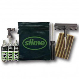   Slime Ремкомплект для безкамерних покришок  Tyre Repair Kit Tools plugs & CO2