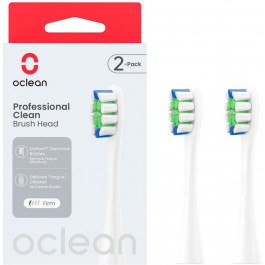   Oclean Brush Head Professional Clean 2-pack White (6970810553765)