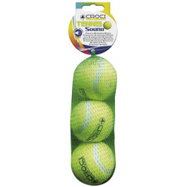 Croci Іграшка для собак  М'яч тенісний з пищалкою в упаковці 3х6.5 см (C6098895)
