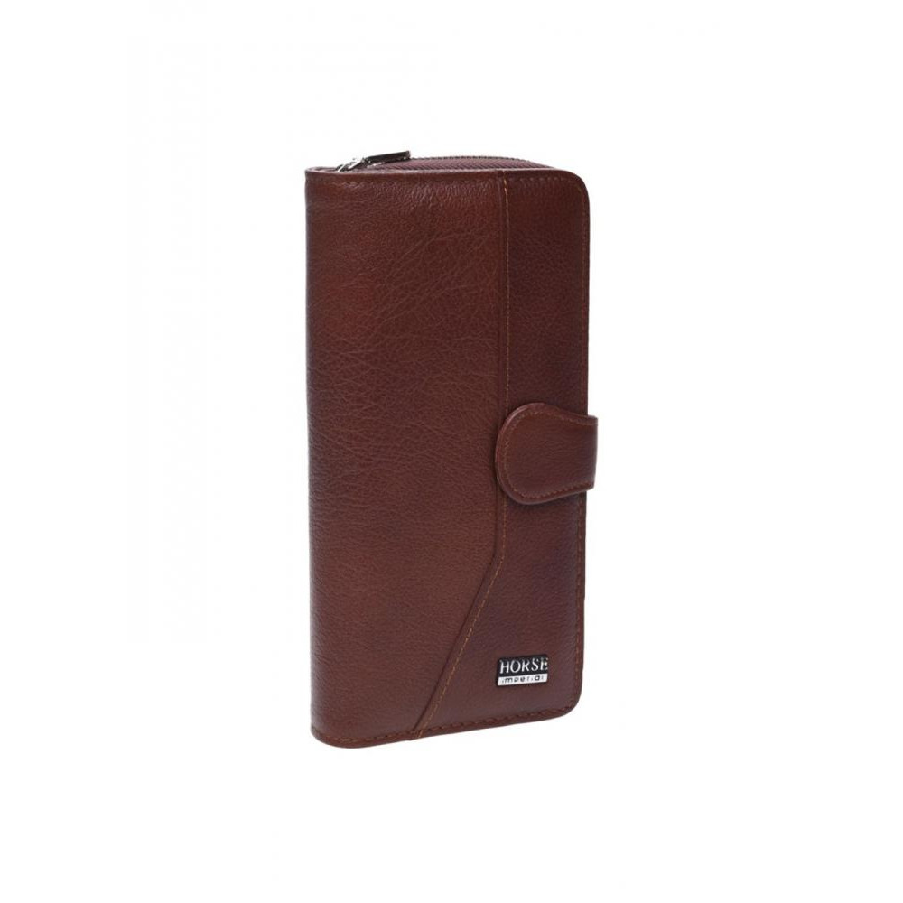 Horse Жіночий гаманець шкіряний JZ SB-JZK11090-brown - зображення 1