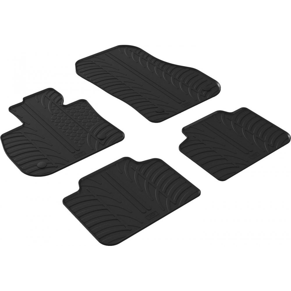 Gledring Автомобільні килимки поліки в салон GledRing на у BMW X1 U11 22- БМВ Х1 чорні - зображення 1