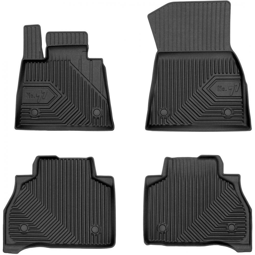 Frogum Автомобільні килимки поліки в салон Frogum 3D на у BMW X7 G07 7м 18- 1-2 ряд БМВ Х7 чорні - зображення 1