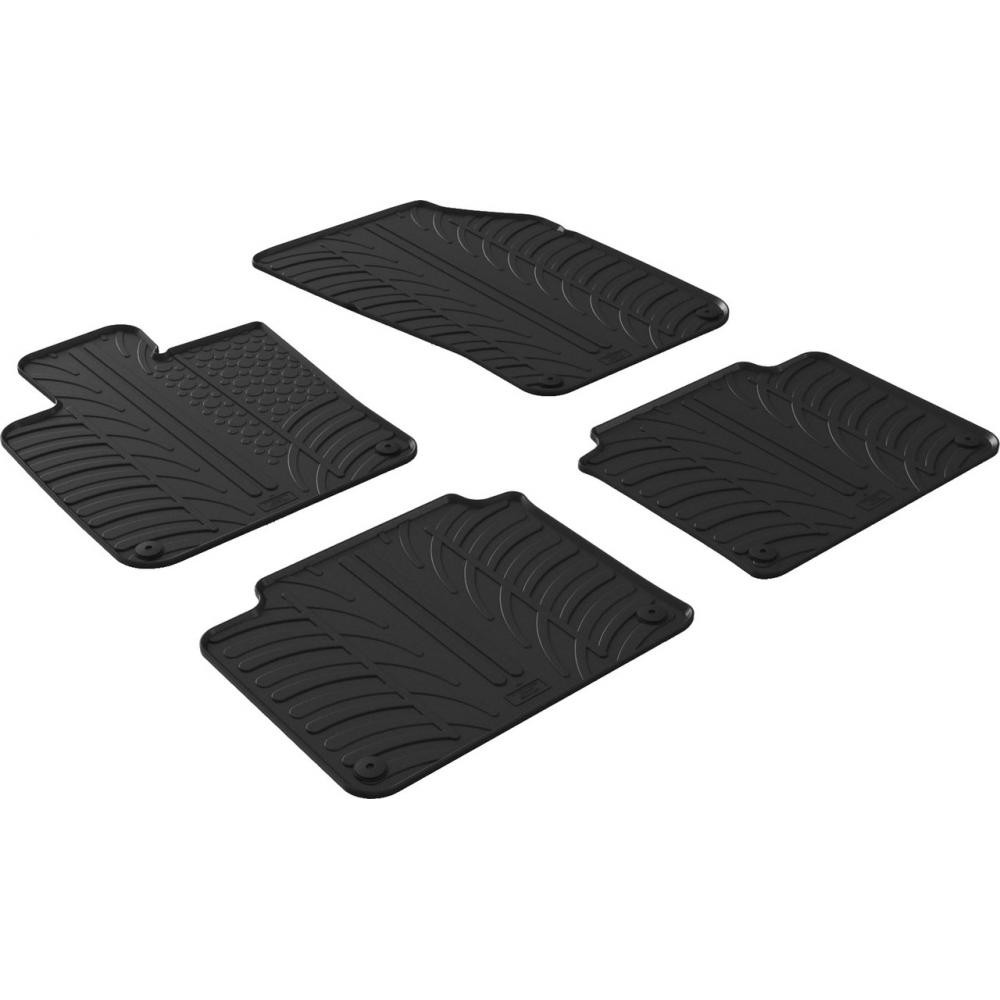 Gledring Автомобільні килимки поліки в салон GledRing на у Volvo S90 1 16- Вольво С90 чорні - зображення 1