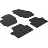 Gledring Автомобільні килимки поліки в салон GledRing на у Volvo V70 06-16 Вольво В70 чорні - зображення 1