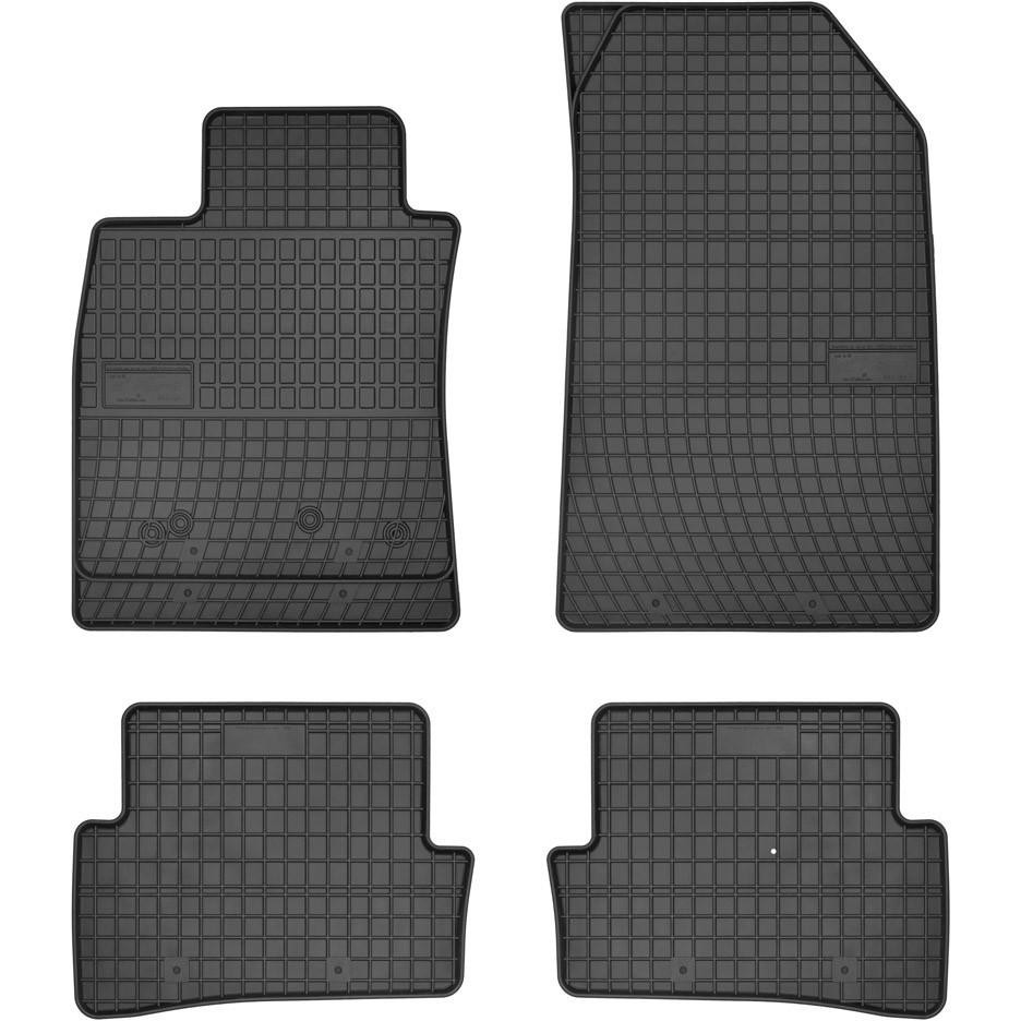 Frogum Автомобільні килимки поліки в салон Frogum на у Renault Clio 3 05-12 Рено Клио чорні - зображення 1