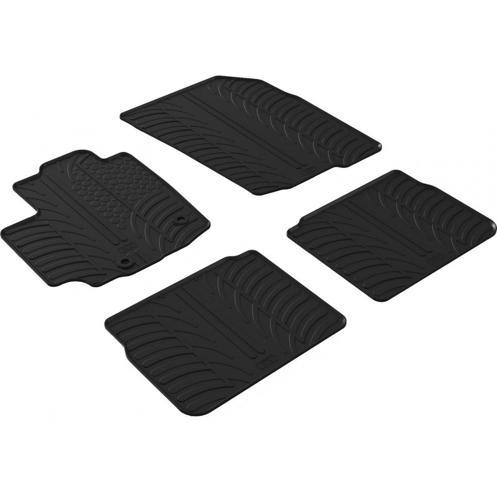 Gledring Автомобільні килимки поліки в салон GledRing на у Suzuki SX4 S-Cross Hybrid 21- Сузуки СХ4 чорні - зображення 1