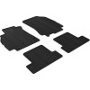 Gledring Автомобільні килимки поліки в салон GledRing на у Renault Megane 3 5d HB 08-16 Рено Меган чорні - зображення 1
