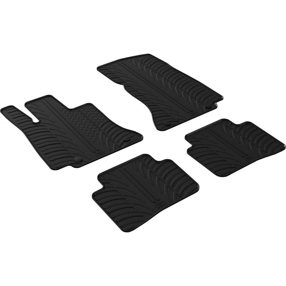 Gledring Автомобільні килимки поліки в салон GledRing на у Mercedes C W206 21- Мерседес Ц чорні - зображення 1