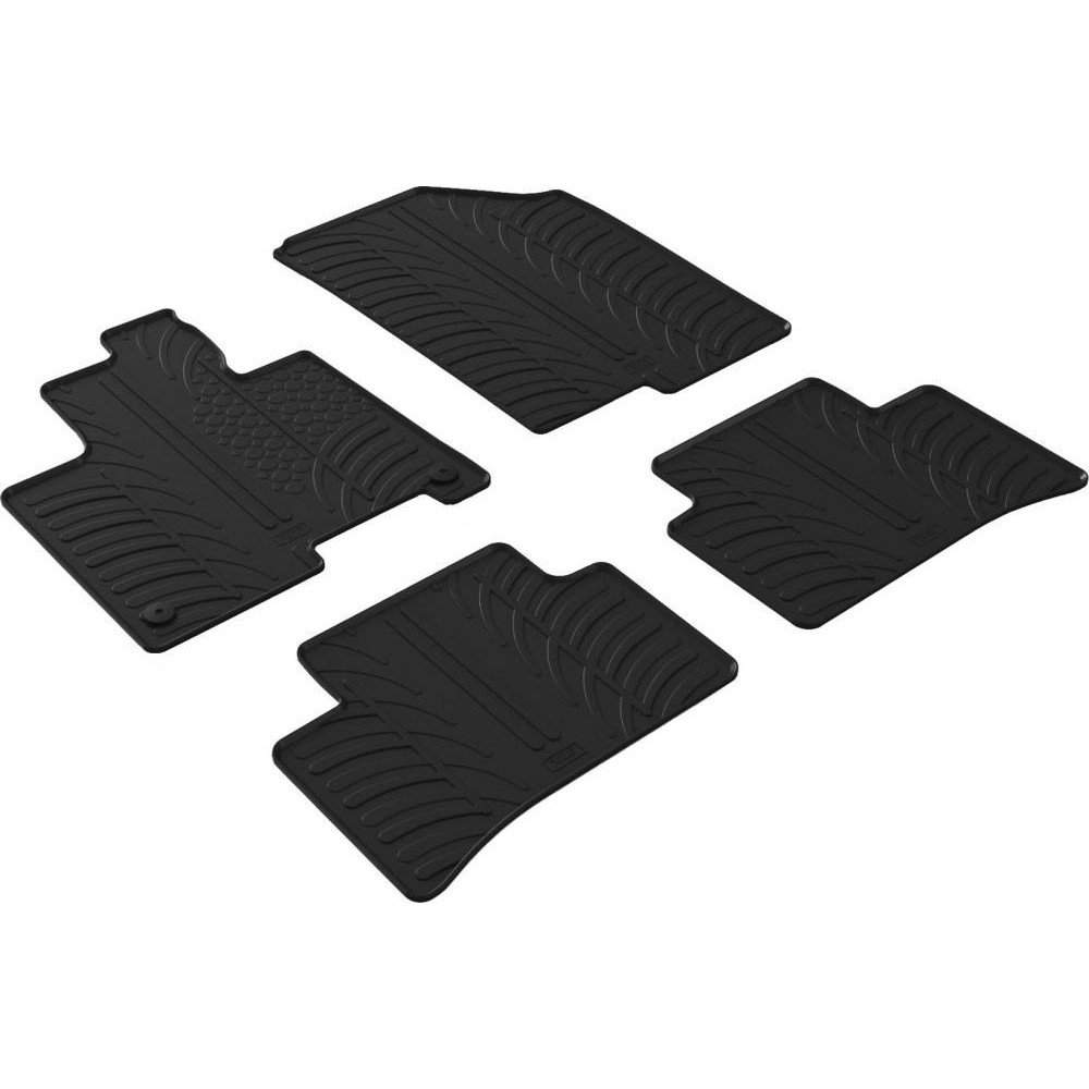 Gledring Автомобільні килимки поліки в салон GledRing на у KIA SPORTAGE 6 21- КИА Спортейдж чорні - зображення 1
