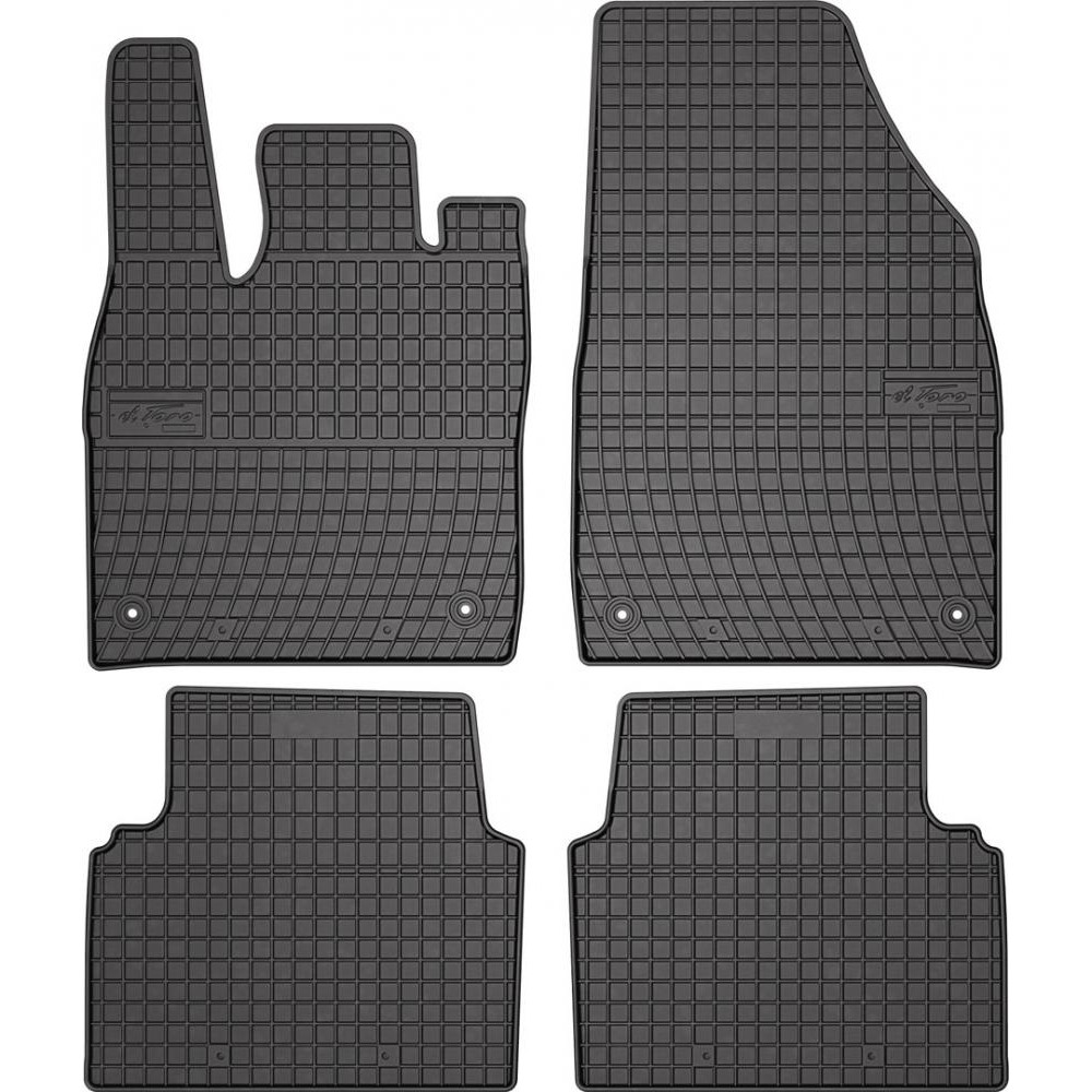Frogum Автомобільні килимки поліки в салон Frogum на у Volkswagen ID.3 1 19- Фольксваген Айди3 чорні - зображення 1