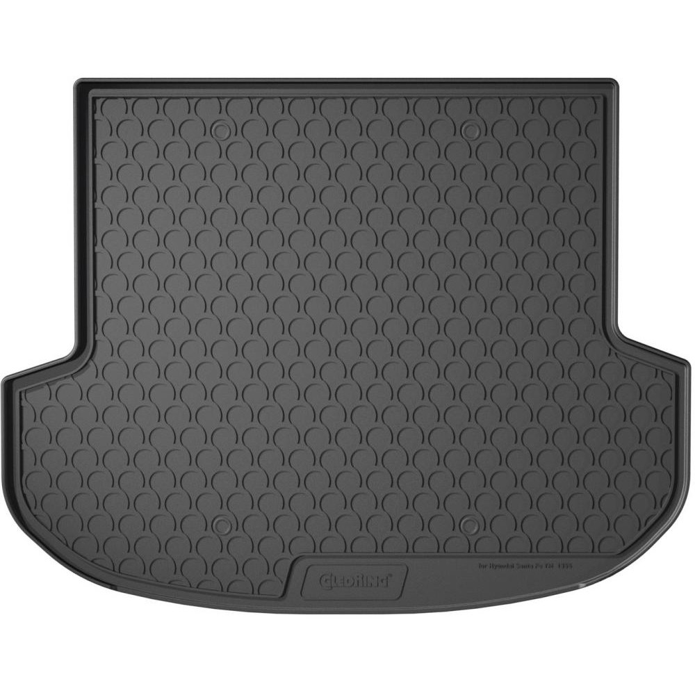 Gledring Автомобільний килимок в багажник GledRing Hyundai Santa Fe 4 5м 18-20 чорний Хендай Санта Фе - зображення 1