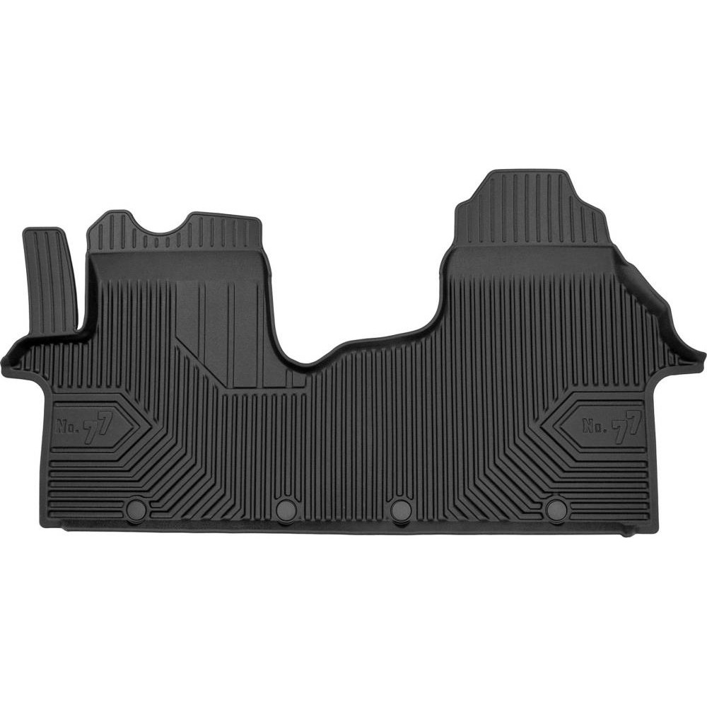 Frogum Автомобільні килимки поліки в салон Frogum 3D на у Renault Trafic 3 14- 1 ряд Рено Трафик чорні - зображення 1