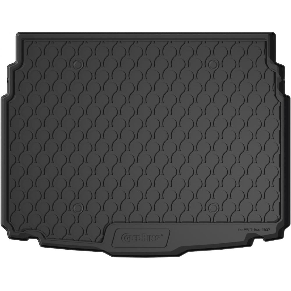 Gledring Автомобільний килимок в багажник GledRing Volkswagen T-Roc двух підл нижн без зап 17- чорний Фольксв - зображення 1