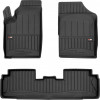 Frogum Автомобільні килимки поліки в салон Frogum 3D на у Peugeot Partner 1 96-10 1 ряд Пежо Партнер чорні - зображення 1