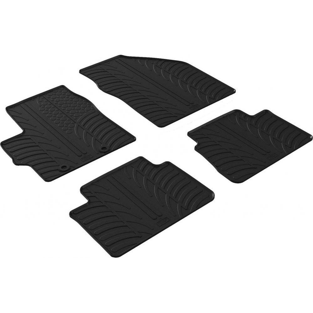 Gledring Автомобільні килимки поліки в салон GledRing на у TOYOTA YARIS 4 19- Тойота Ярис чорні - зображення 1