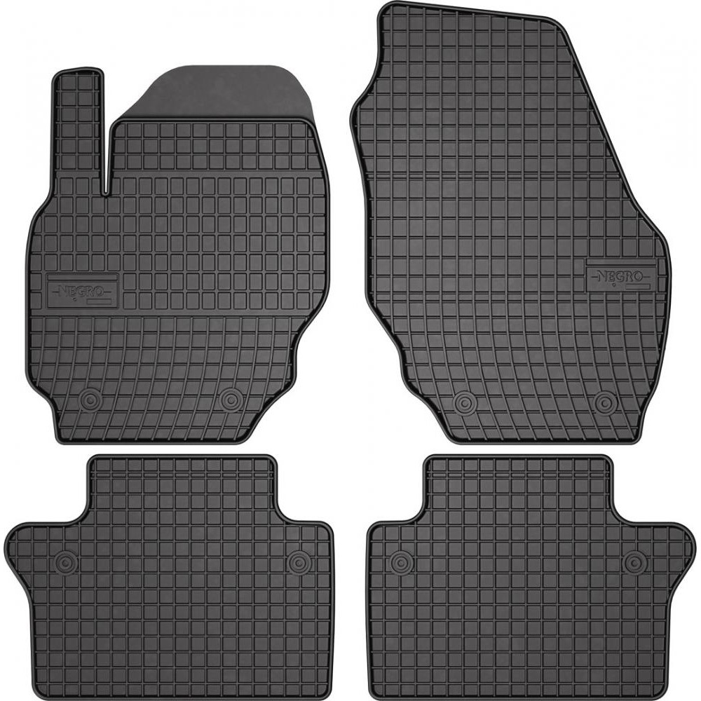 Frogum Автомобільні килимки поліки в салон Frogum на у Volvo S80 2 06-16 Вольво С80 чорні - зображення 1