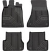 Frogum Автомобільні килимки поліки в салон Frogum 3D на у Audi S6 4 C7 11-18 Ауди С6 чорні - зображення 1