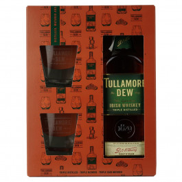   Tullamore Dew Виски Original 5 лет выдержки 0.7 л 40% + 2 стакана (5011026108903)