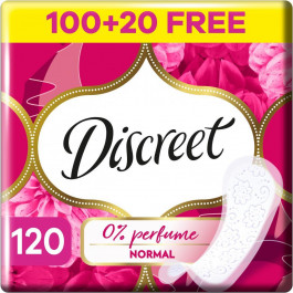 Discreet Щоденні гігієнічні прокладки  Normal без запаху 120шт