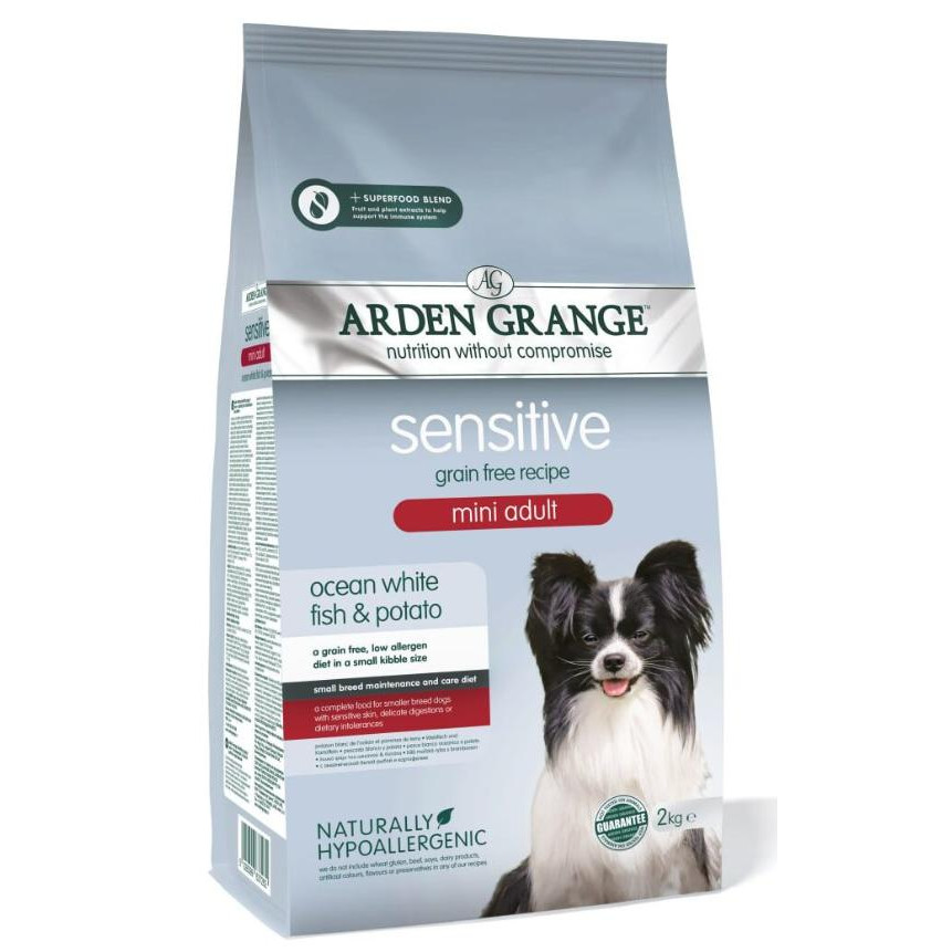 Arden Grange Adult Sensitive Ocean White Fish & Potato 2 кг AG635288 - зображення 1