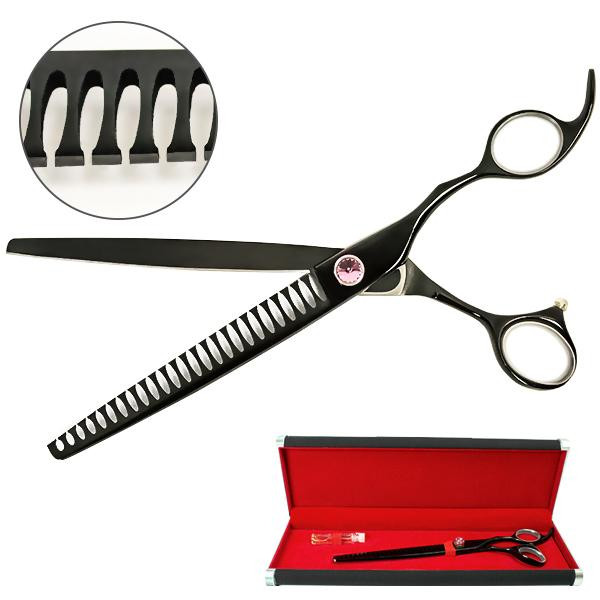 Davis Veterinary Ножницы Davis Majutsu Titanium Thinning филировочные, шанкерные, для стрижки собак, 8&quot;, 20.3 см - зображення 1