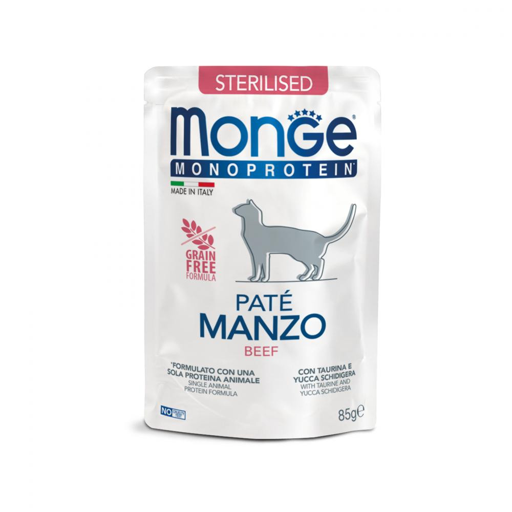 Monge Monoprotein Sterilised Manzo яловичина 85 г (8009470013741) - зображення 1