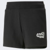 PUMA Чорні жіночі шорти  ESS+ FLOWER POWER 4" Shorts TR 673693/01 - зображення 5