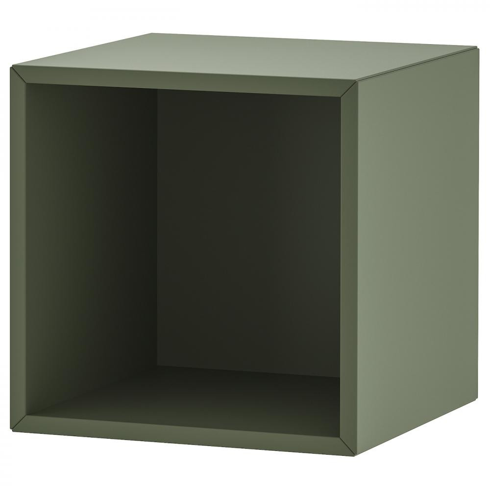IKEA EKET Шафа навісна, сіро-зелена, 35х35х35 см (395.213.63) - зображення 1