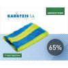 KARATZIS Сетка затеняющая  65% 6х10 м Желто-голубая (5203458763403) - зображення 1