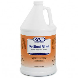 Davis Veterinary De-Shed Rinse - кондиционер Дэвис для облегчения линьки у кошек и собак 3,8 л (DSRG)