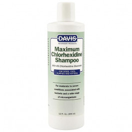Davis Veterinary Maximum Chlorhexidine Shampoo - шампунь Дэвис с хлоргексидином при заболеваниях кожи и шерсти 3,8 л 