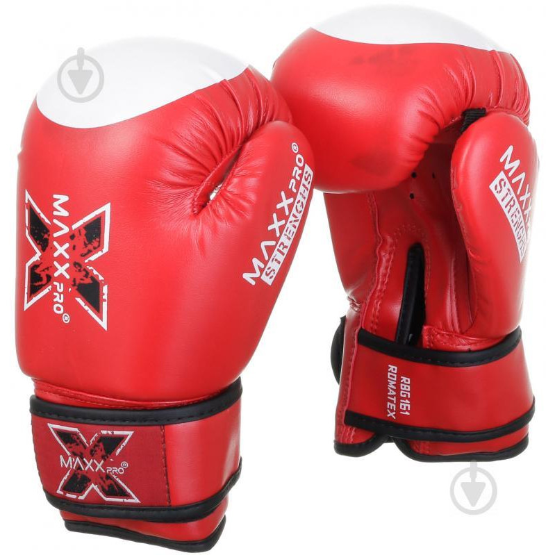 Maxx Pro Боксерські рукавички AVG-616 6oz червоний - зображення 1