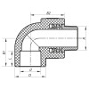 KOER Угол НР 25x3/4M PPR  K0120.PRO (KP0143) - зображення 2