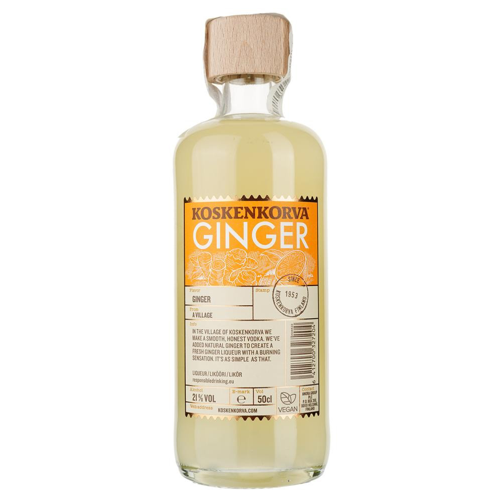 Koskenkorva Ginger лікер 0,5 л (6412700327204) - зображення 1