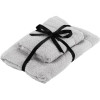 Ardesto Набір 2 махрові рушники  для ванної 50х90+70х140 см Holiday Сріблястий (ART2557SV) - зображення 1