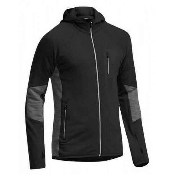 Icebreaker Кофта  Atom LS Zip Men S Чорний (1052-101 455 001 S) - зображення 1