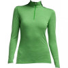 Icebreaker Кофта  BF 200 Oasis LS Half Zip Stripe WMN Green L (1052-101 504 301 L) - зображення 1